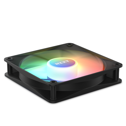 NZXT RF-C12SF-B1 Ventilador para Carcasa de Ordenador 12 cm RGB Negro 1 Pieza