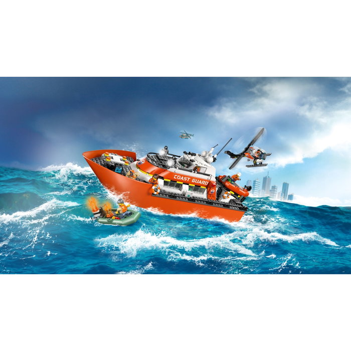 LEGO City 60504 Barco y Helicóptero de Rescate de Guardacostas LEGO City 60504 Barco y Helicóptero de Rescate de Guardacostas