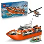 Lego Barco de Rescate y Helicóptero de la Guardia Costera 60504 - Juguete de Construcción para Niños +7 Años