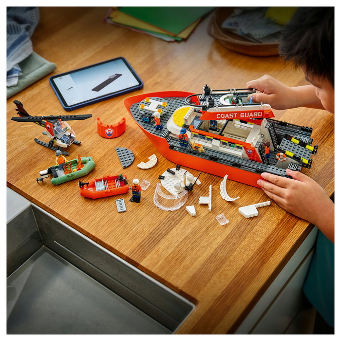 LEGO City 60504 Barco y Helicóptero de Rescate de Guardacostas