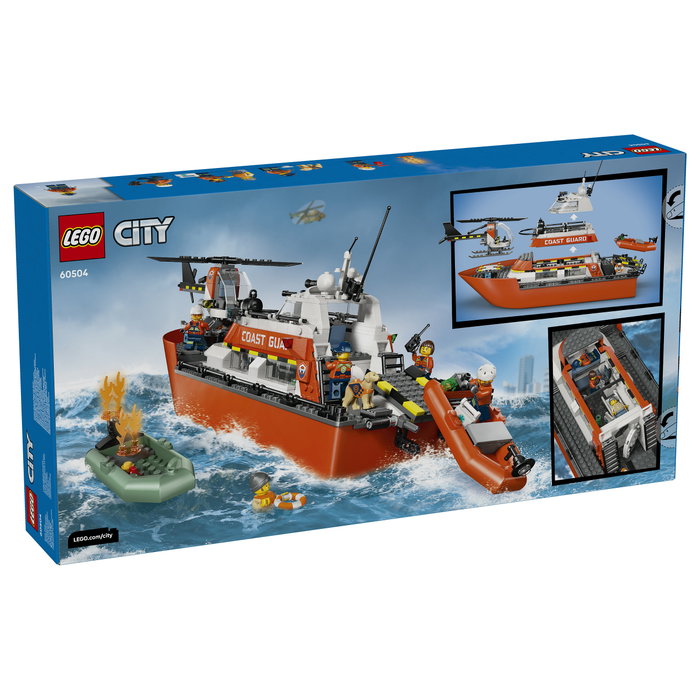 LEGO City 60504 Barco y Helicóptero de Rescate de Guardacostas