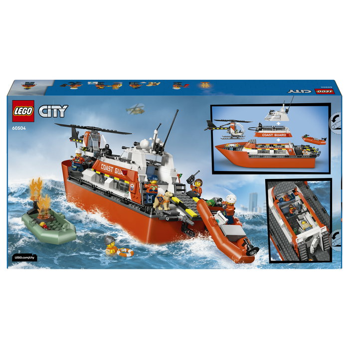 LEGO City 60504 Barco y Helicóptero de Rescate de Guardacostas