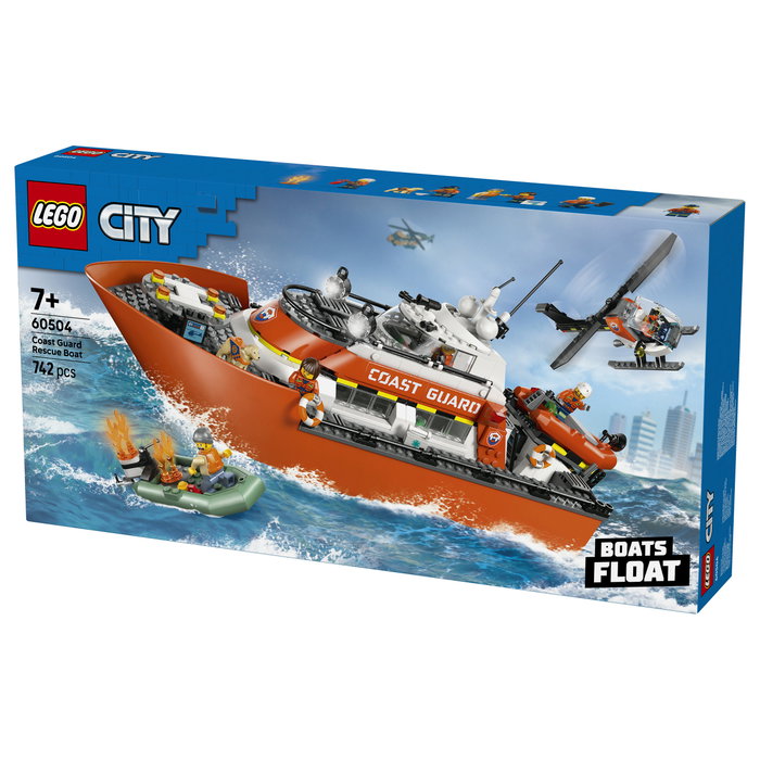 LEGO City 60504 Barco y Helicóptero de Rescate de Guardacostas