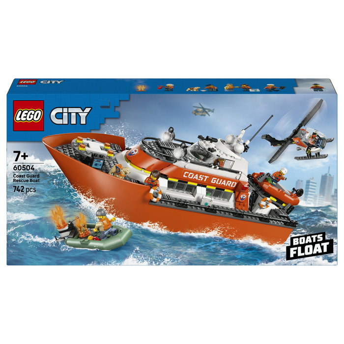 LEGO City 60504 Barco y Helicóptero de Rescate de Guardacostas LEGO City 60504 Barco y Helicóptero de Rescate de Guardacostas