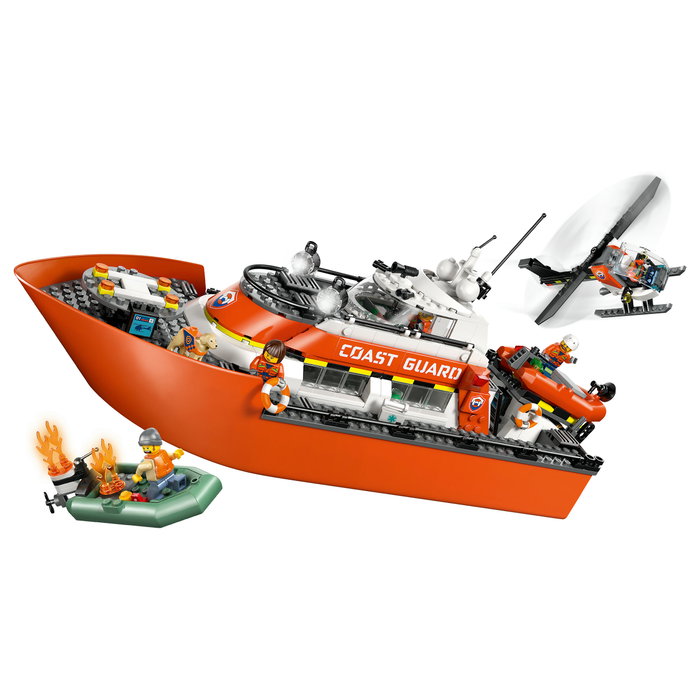 LEGO City 60504 Barco y Helicóptero de Rescate de Guardacostas