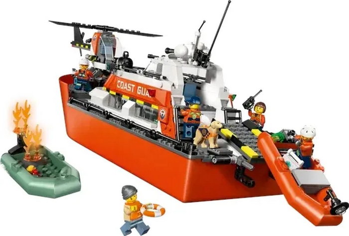 LEGO City 60504 Barco y Helicóptero de Rescate de Guardacostas LEGO City 60504 Barco y Helicóptero de Rescate de Guardacostas