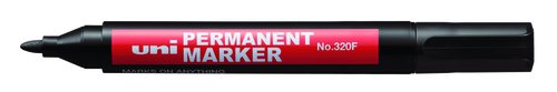 Marcador Permanente Uni-Ball Marker No.320F Conico 3,0 Mm Negro (Set de 12) Marcador Permanente Uni-Ball Marker No.320F Conico 3,0 Mm Negro (Set de 12)