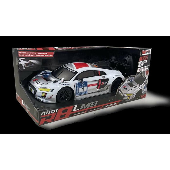 Unice Coche Audi R8 Fog Maker con Luces y Sonidos, Escala 1:14