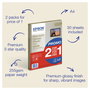 Epson Premium Glossy Photo Paper A4, 2x 15 Hojas, 255 g/m²