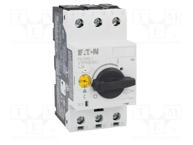 Eaton PKZM0-1 Interruptor de protección de motor 3p 0,63-1A con conexión de tornillo 072734