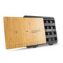 Toughbuilt Stacktech Superficie de Trabajo de Bambú con Bloqueo Automático, 53 x 40.5 x 4.5 cm