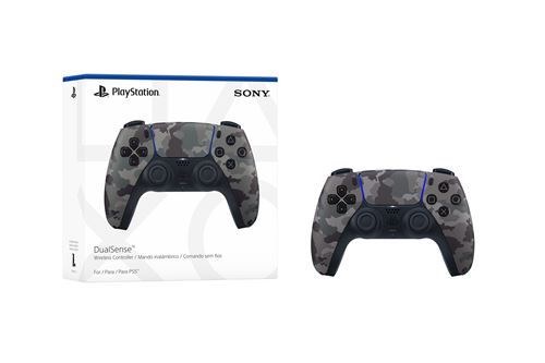 Sony Mando Inalámbrico DualSense V2 Grey Camouflage para PS5 con retroalimentación háptica y gatillos adaptativos