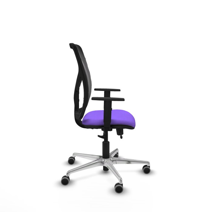 PIQUERAS Y CRESPO Silla de oficina Motilla con mecanismo Sincro/Traslack, Lila y Negro PIQUERAS Y CRESPO Silla de oficina Motilla con mecanismo Sincro/Traslack, Lila y Negro