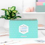 Planificador Atemporal Organizador Doble Espiral "Para Empezar Los Lunes con Ganas" Mr.Wonderful WOA09469ES