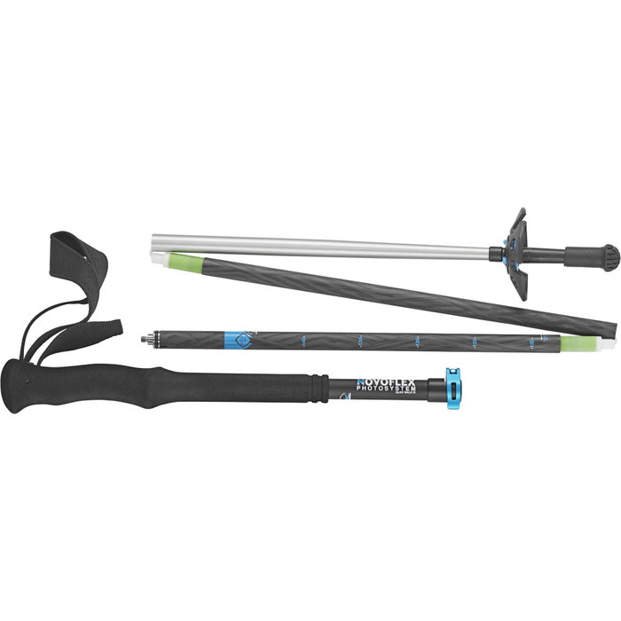 Novoflex QuadroLeg bastón de marcha Version III Carbon