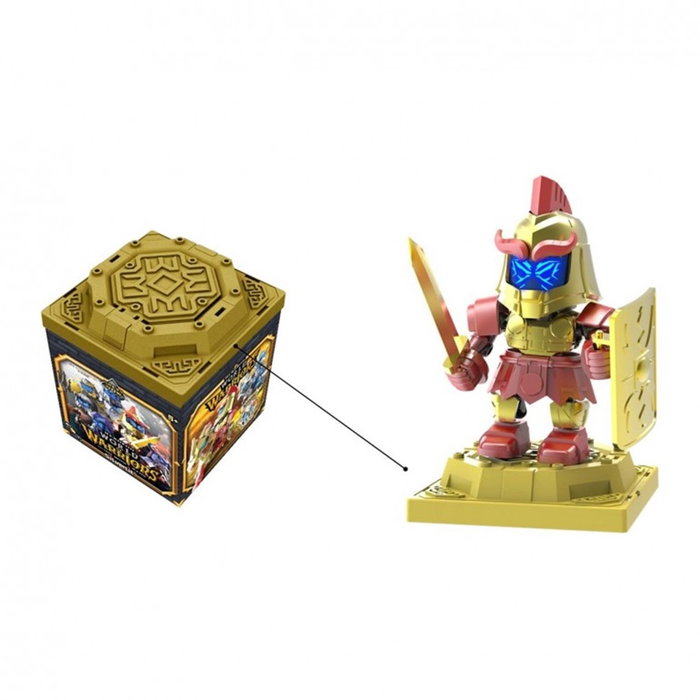 Bizak Heropod World Of Armours Figura Guerrero Electrónico Articulado con Luces LED y Sonidos, Coleccionable 12cm