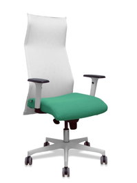 PIQUERAS Y CRESPO Sillón Sahuco Blanco y Verde Esmeralda
