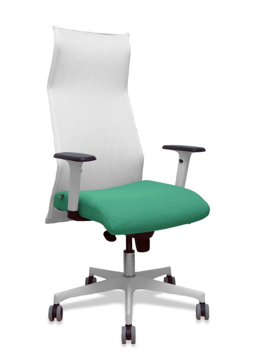 PIQUERAS Y CRESPO Sillón Sahuco Blanco y Verde Esmeralda PIQUERAS Y CRESPO Sillón Sahuco Blanco y Verde Esmeralda