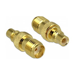 DeLOCK 65855 Adaptador Coaxial SMC Hembra a SMA Hembra