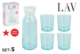 LAV Set de Jarra 1.2L y 4 Vasos 345cc FONTE