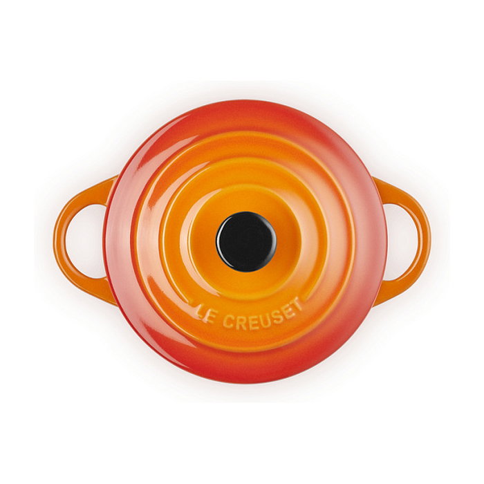Le Creuset Mini Braeterset 4x1 con Tapa 10x5cm Color Naranja Cerámico