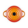 Le Creuset Mini Braeterset 4x1 con Tapa 10x5cm Color Naranja Cerámico