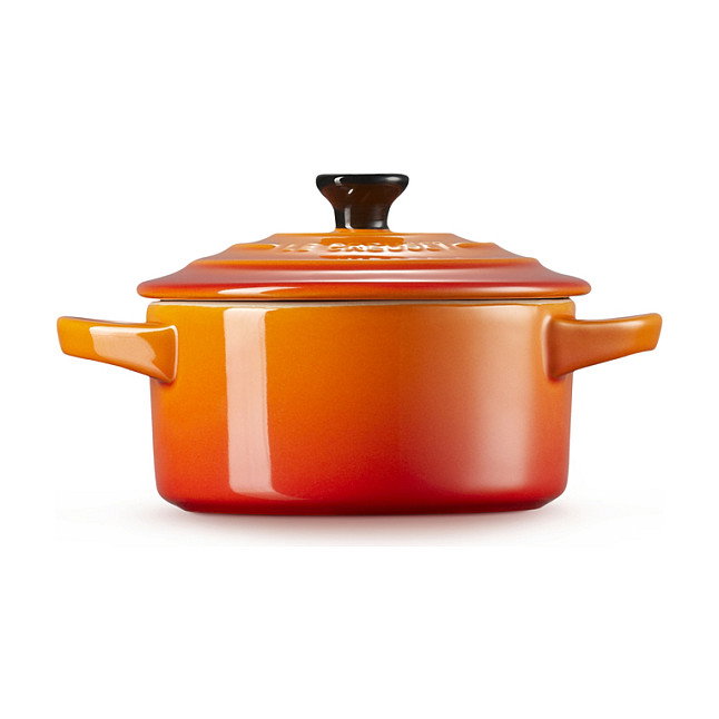 Le Creuset Mini Braeterset 4x1 con Tapa 10x5cm Color Naranja Cerámico