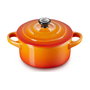 Le Creuset Mini Braeterset 4x1 con Tapa 10x5cm Color Naranja Cerámico