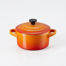 Le Creuset Mini Braeterset 4x1 con Tapa 10x5cm Color Naranja Cerámico
