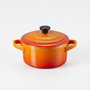 Le Creuset Mini Braeterset 4x1 con Tapa 10x5cm Color Naranja Cerámico