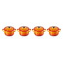 Le Creuset Mini Braeterset 4x1 con Tapa 10x5cm Color Naranja Cerámico