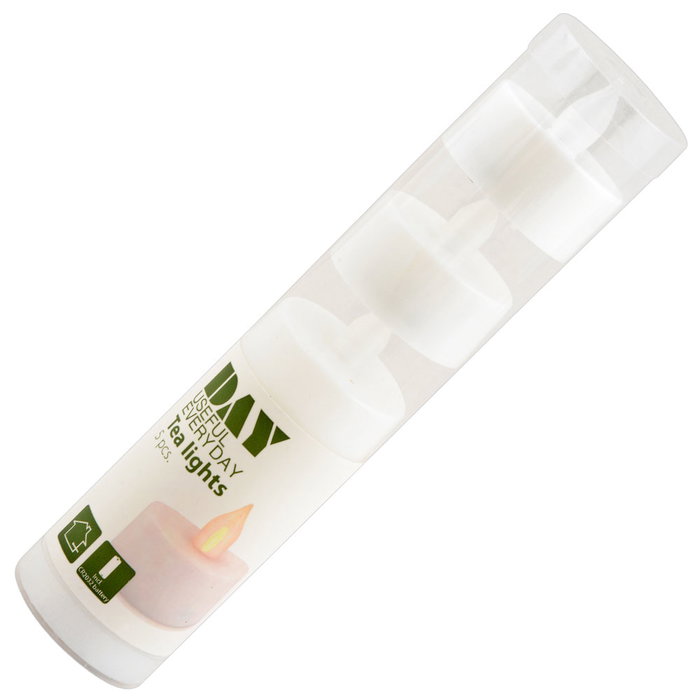 Day Juego de 5 Velas Led Parpadeantes Incluye Pila CR2032