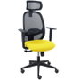 PIQUERAS Y CRESPO Silla de oficina Cilanco con mecanismo Sincro, Amarillo y Negro