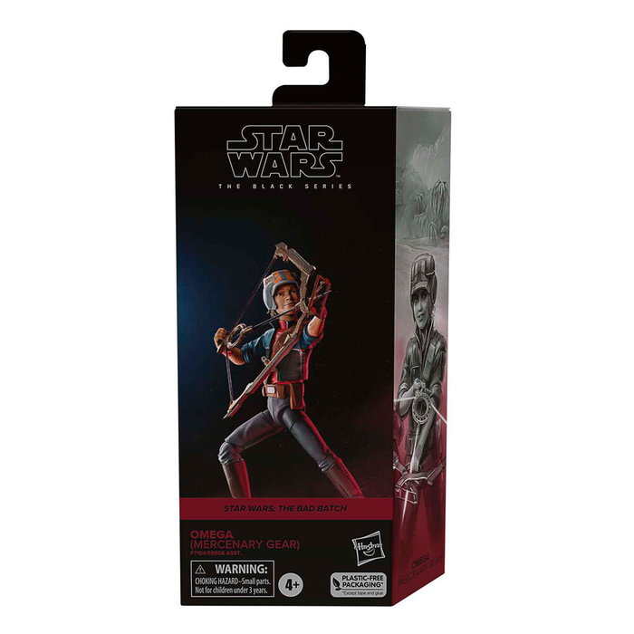 Hasbro Figura Omega Mercenary Gear The Bad Batch Star Wars 15cm Articulada con Accesorios