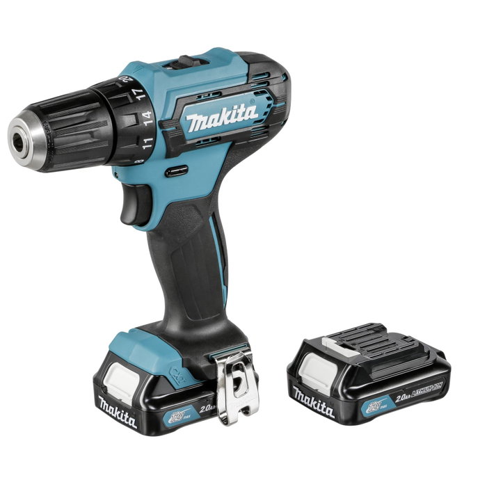 Makita DF333DSAE Taladro atornillador inalámbrico 12V con 2 baterías de 2,0 Ah Makita DF333DSAE Taladro atornillador inalámbrico 12V con 2 baterías de 2,0 Ah