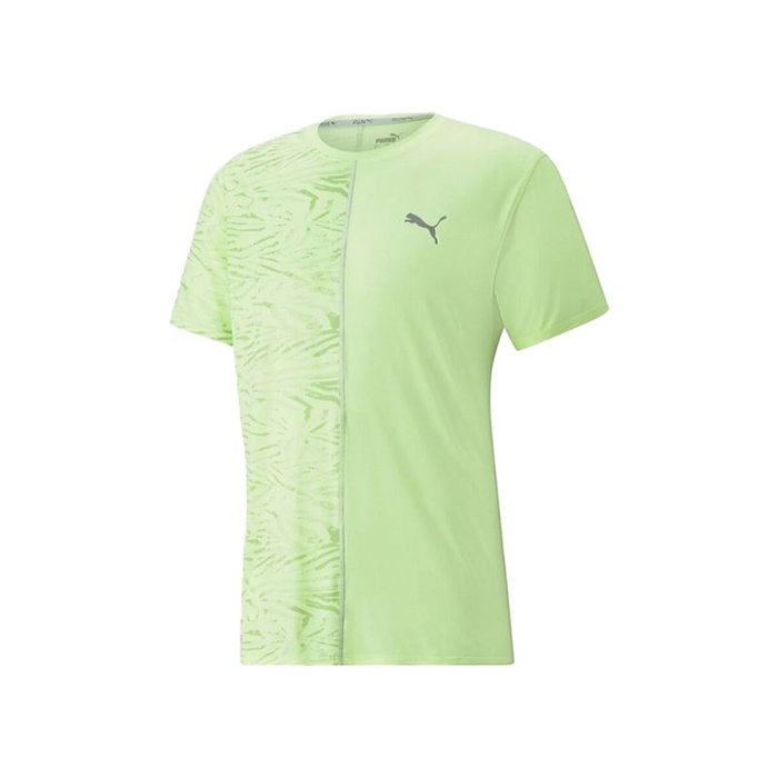 Camiseta de Manga Corta Hombre Puma 521402 37 Verde limón Camiseta de Manga Corta Hombre Puma 521402 37 Verde limón