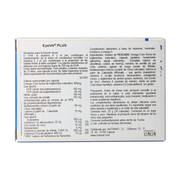 Health Aid Eyevit Plus 30 cápsulas