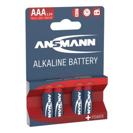 Ansmann 1x4 Alkaline Micro AAA LR 03 red-line