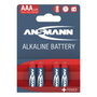 Ansmann 1x4 Alkaline Micro AAA LR 03 red-line