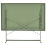 Home Deco Factory Mesa Plegable Palerme Acero Inoxidable Verde 110x70x71 cm