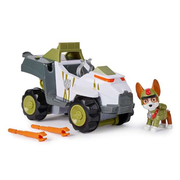 Spin Master Vehículo Paw Patrol Jungle con Figura y Modelos Surtidos