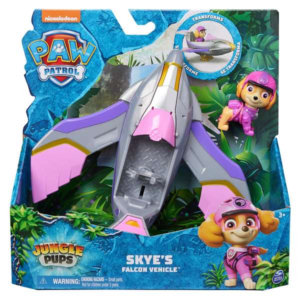 Spin Master Vehículo Paw Patrol Jungle con Figura y Modelos Surtidos