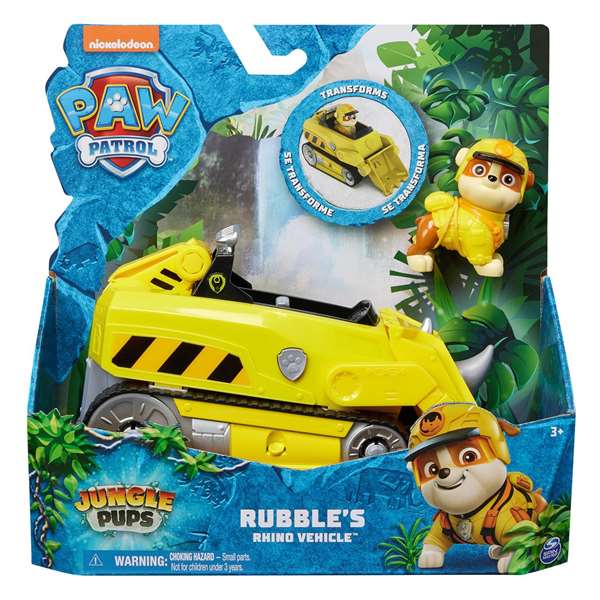 Spin Master Vehículo Paw Patrol Jungle con Figura y Modelos Surtidos