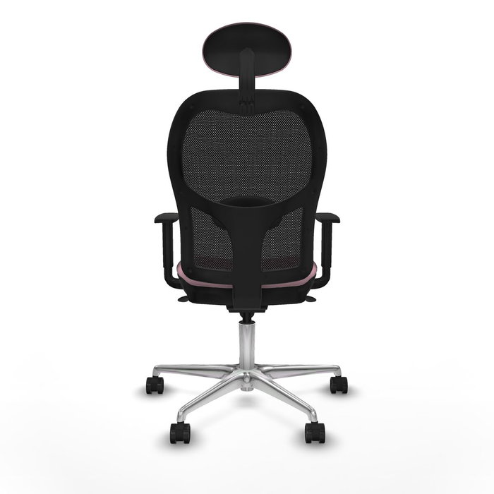 PIQUERAS Y CRESPO Silla de oficina Jorquera Rosa y Negro