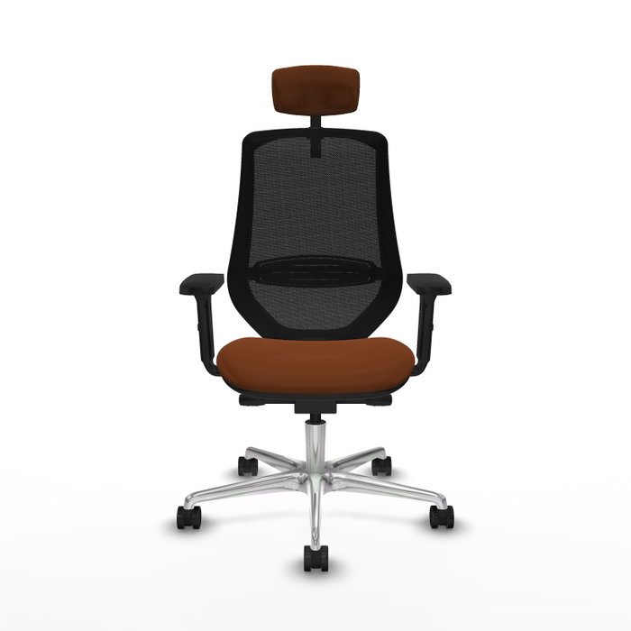 PIQUERAS Y CRESPO Silla de oficina Mardos con mecanismo Sincro/Traslack Marrón y Negro PIQUERAS Y CRESPO Silla de oficina Mardos con mecanismo Sincro/Traslack Marrón y Negro