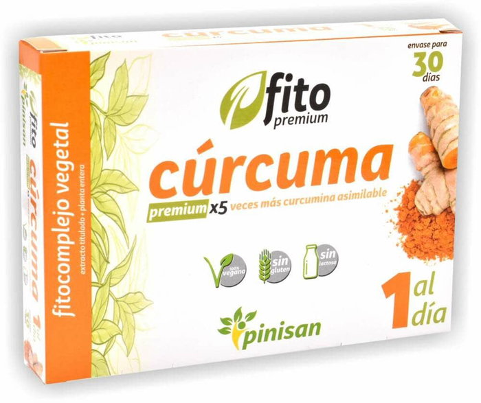 Pinisan Fito Premium Cúrcuma 30 cápsulas de 750mg