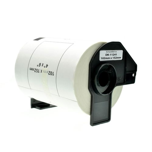 Brother DK-11241 Etiquetas Precortadas de Papel Térmico para Envíos Grandes