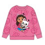 Cerdá Gabby's Dollhouse Sudadera Cotton Brushed Niña Talla 5 Años Dark Pink