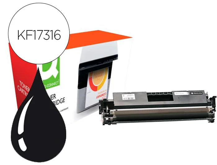 Q-connect Tóner compatible CF217A Negro para HP LaserJet Pro M102 / M130 Q-connect Tóner compatible CF217A Negro para HP LaserJet Pro M102 / M130