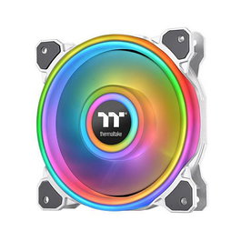 Thermaltake Riing Quad 12 RGB Ventilador de Radiador 12 cm Blanco